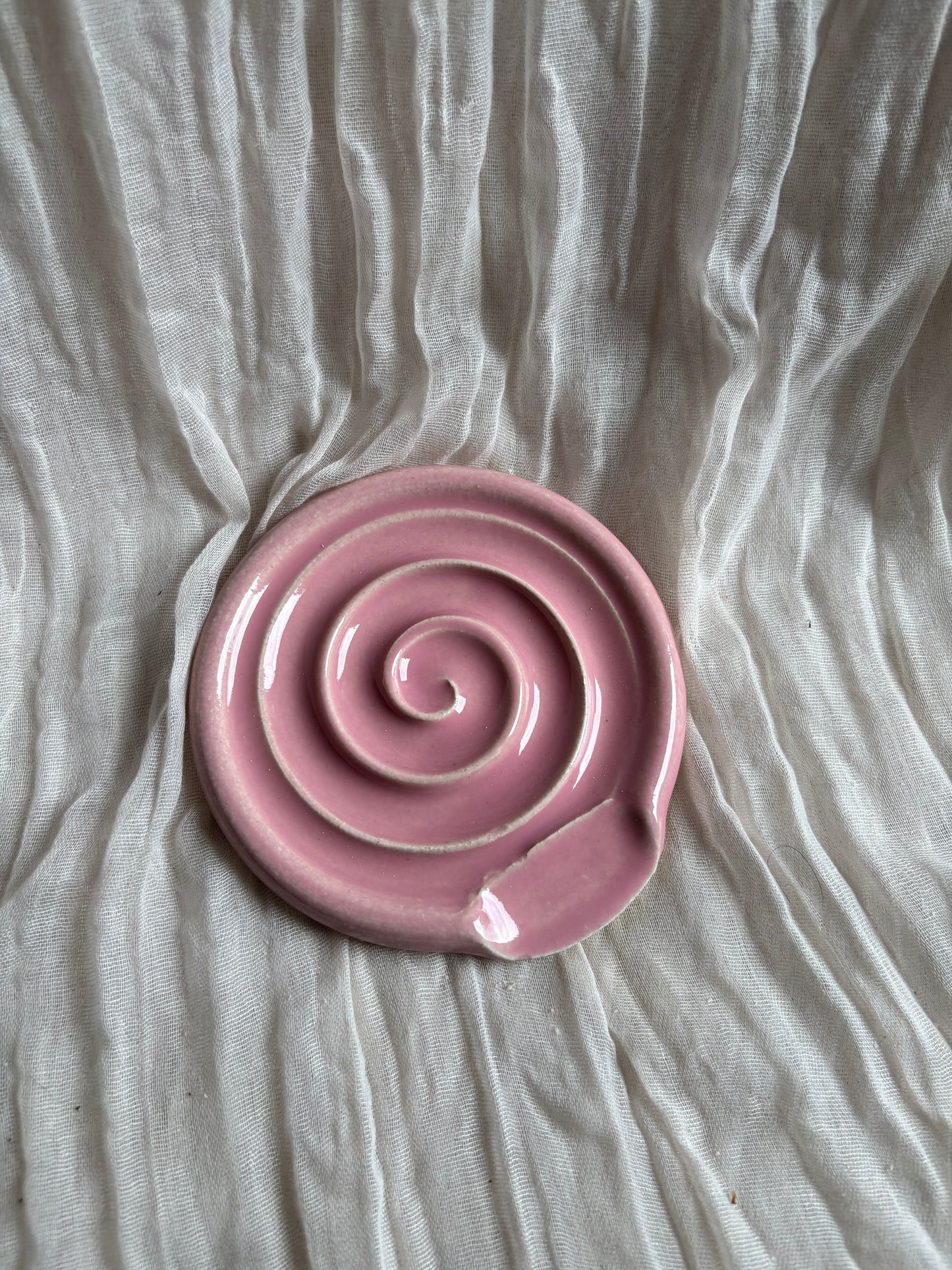 Candy Floss Pink Spoon Rest