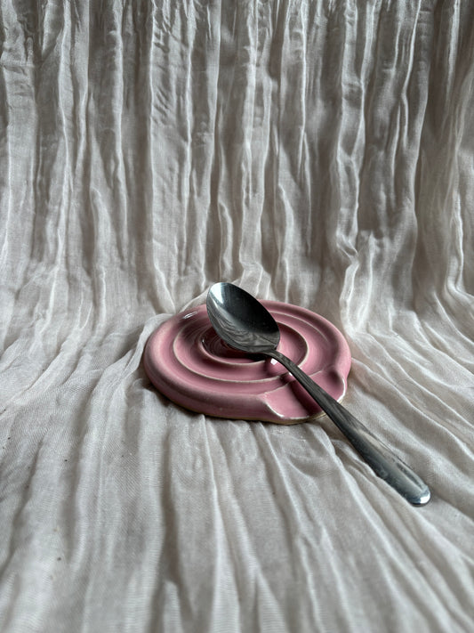 Candy Floss Pink Spoon Rest