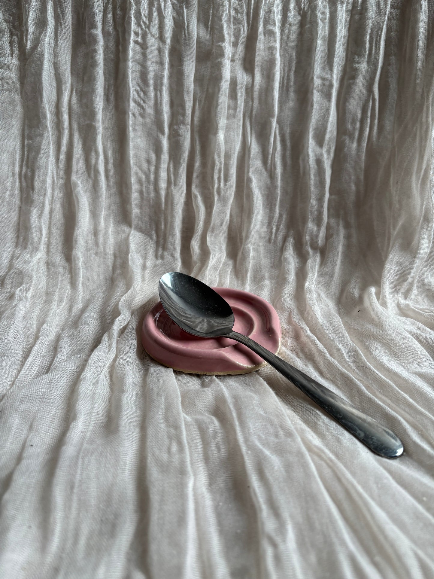 Candy Floss Pink Mini Spoon Rest