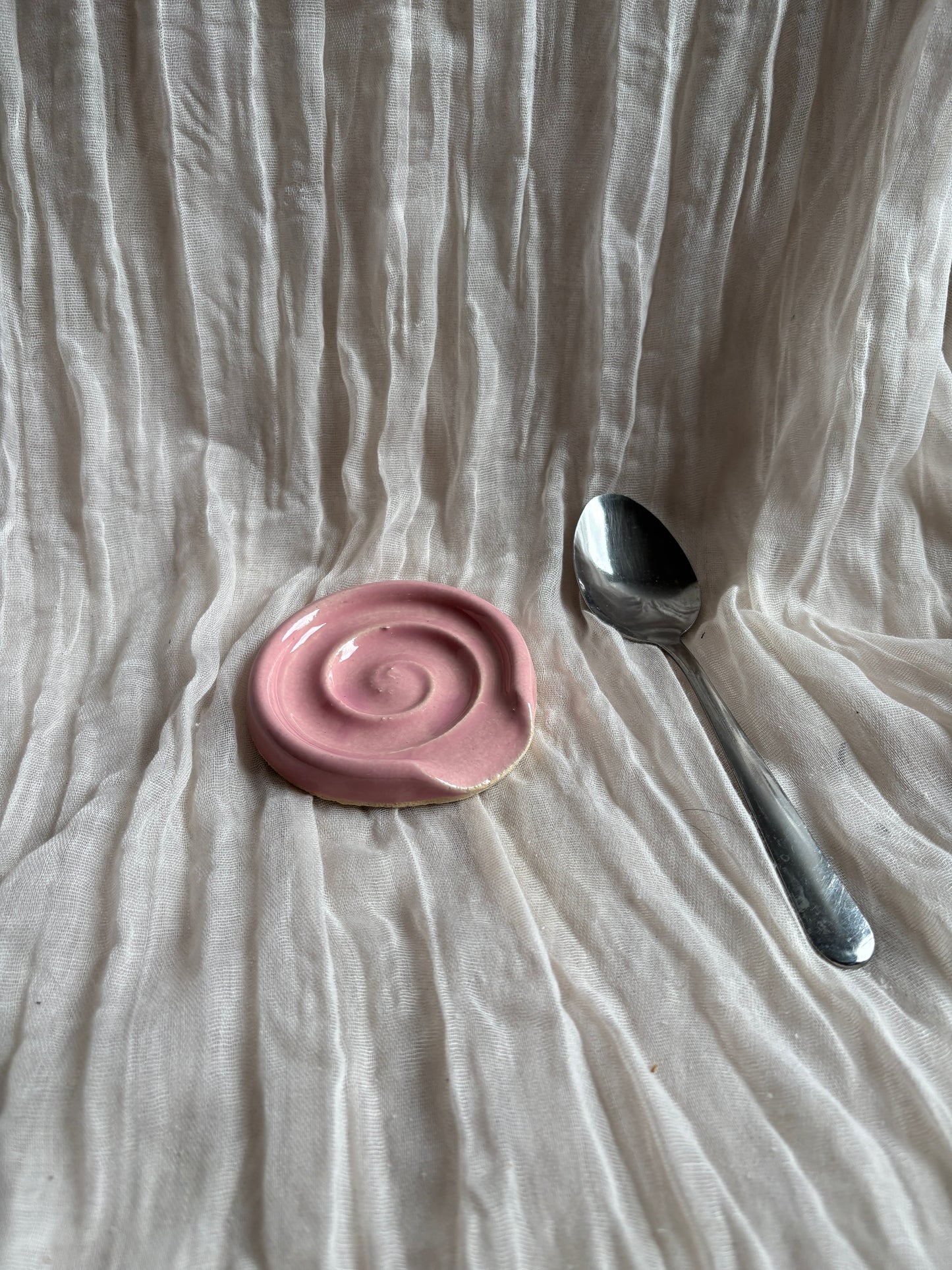 Candy Floss Pink Mini Spoon Rest