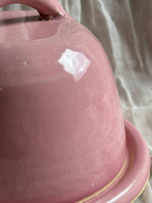 Candy Floss Pink Butter Dish