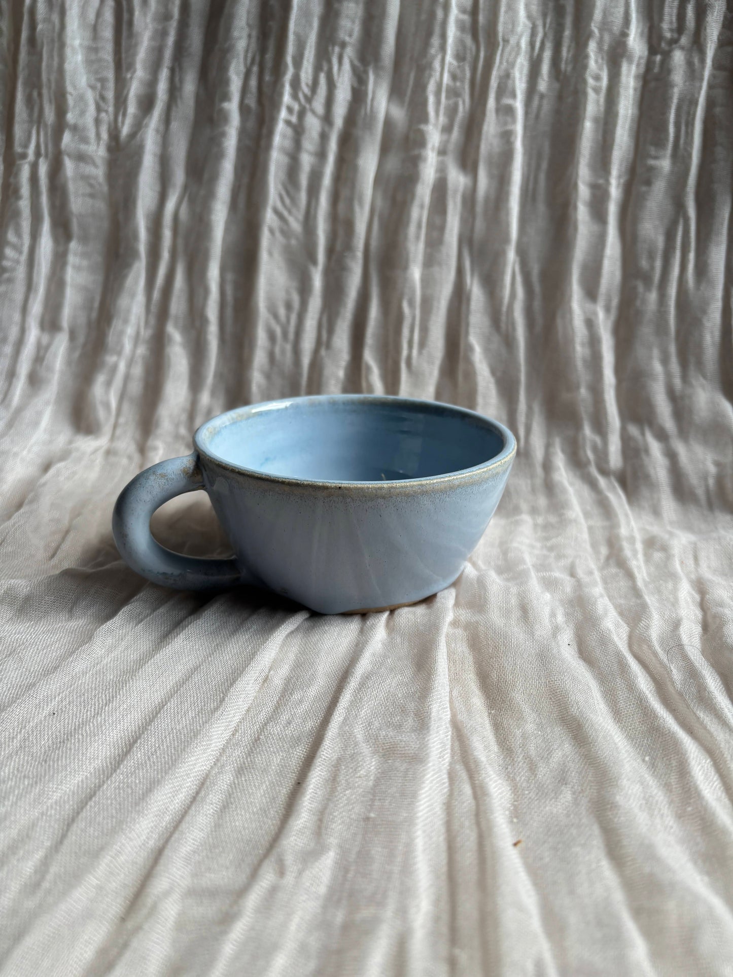 Sky Blue Cappuccino Mug