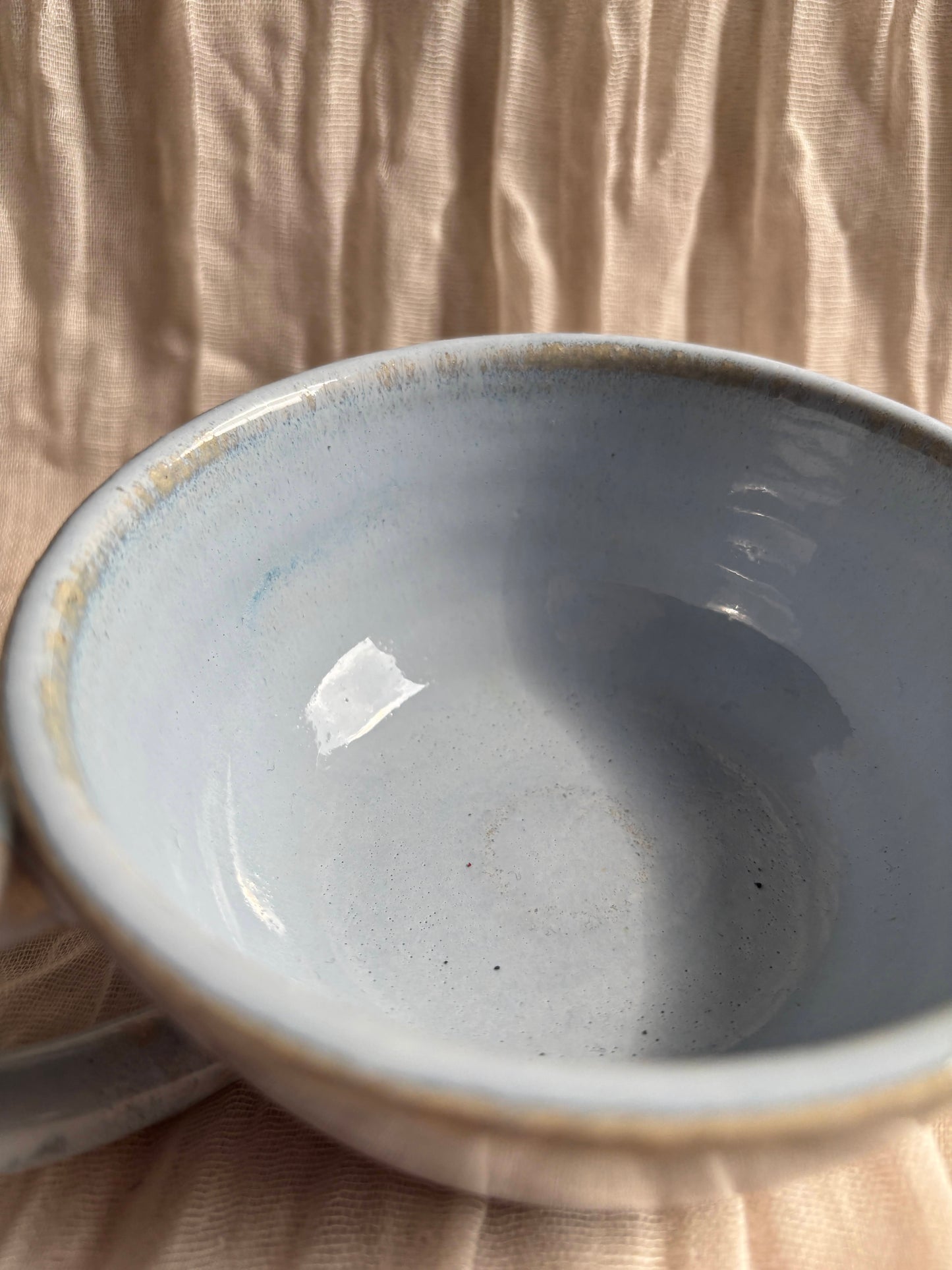 Sky Blue Cappuccino Mug