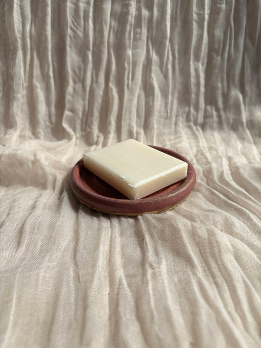 Dark Pink Soap Dish