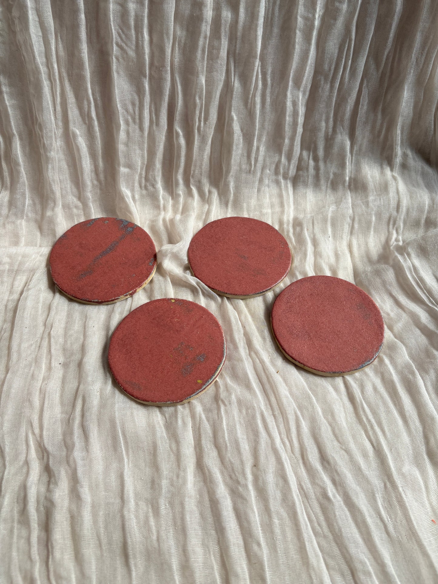 Dark Pink Coaster Sets