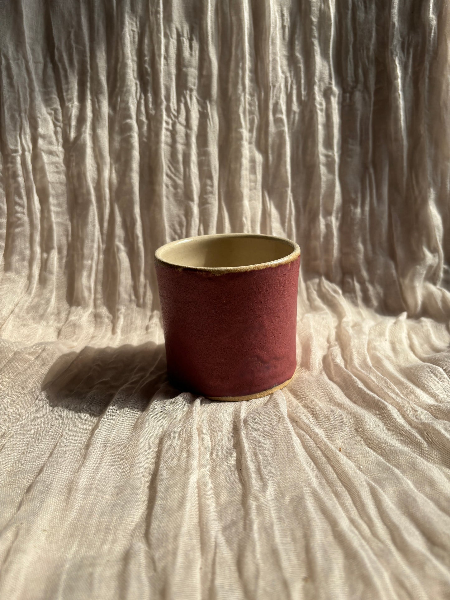 Dark Pink 8cm Planter