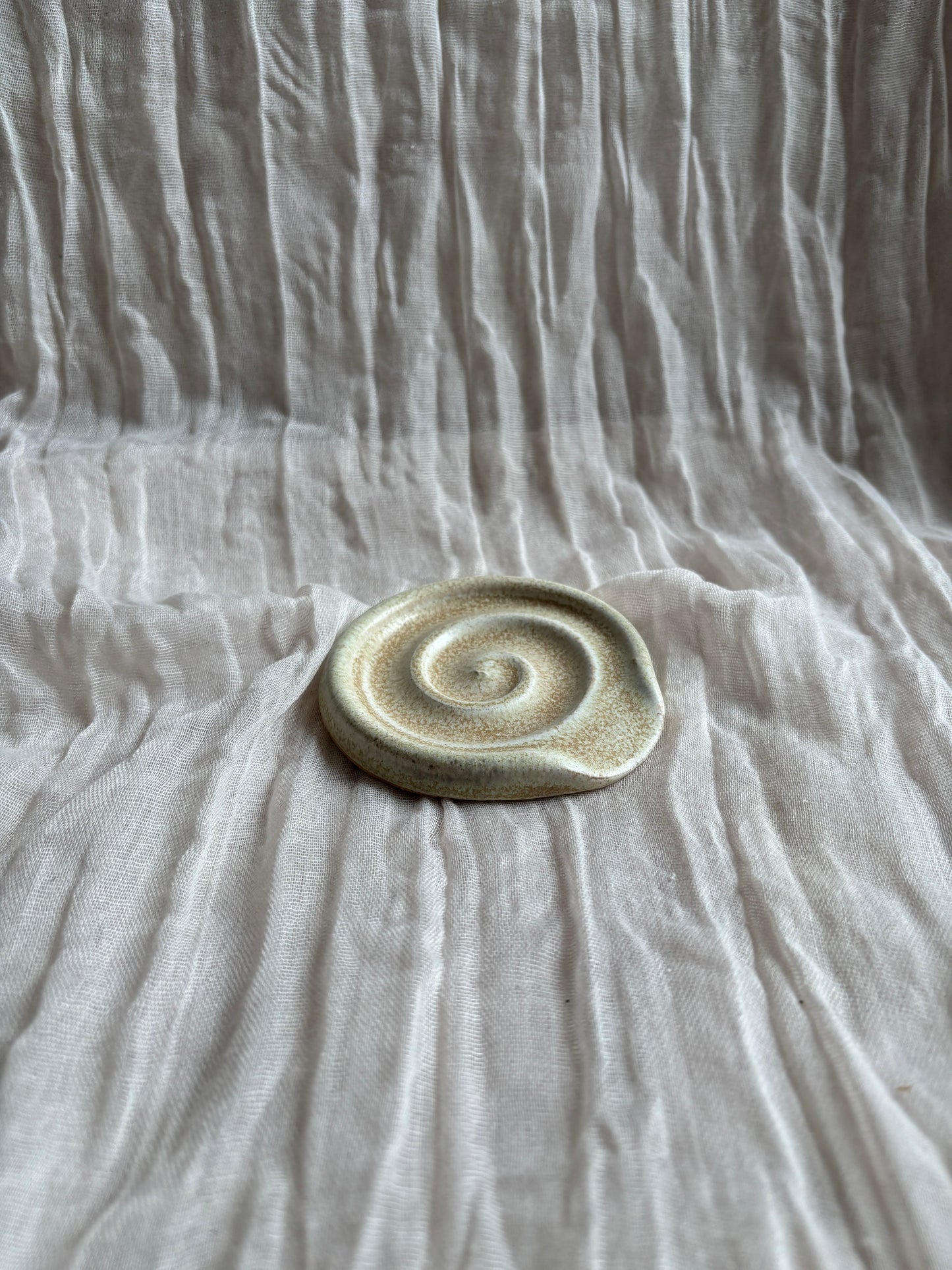 Cream Mini Spoon Rest