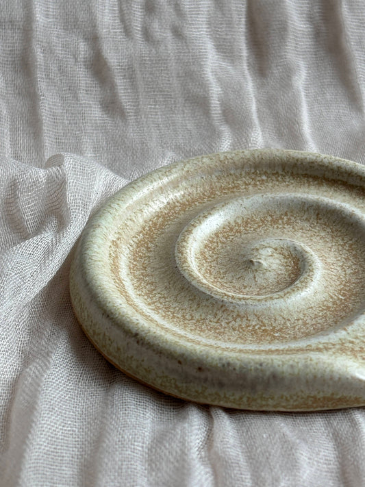 Cream Mini Spoon Rest