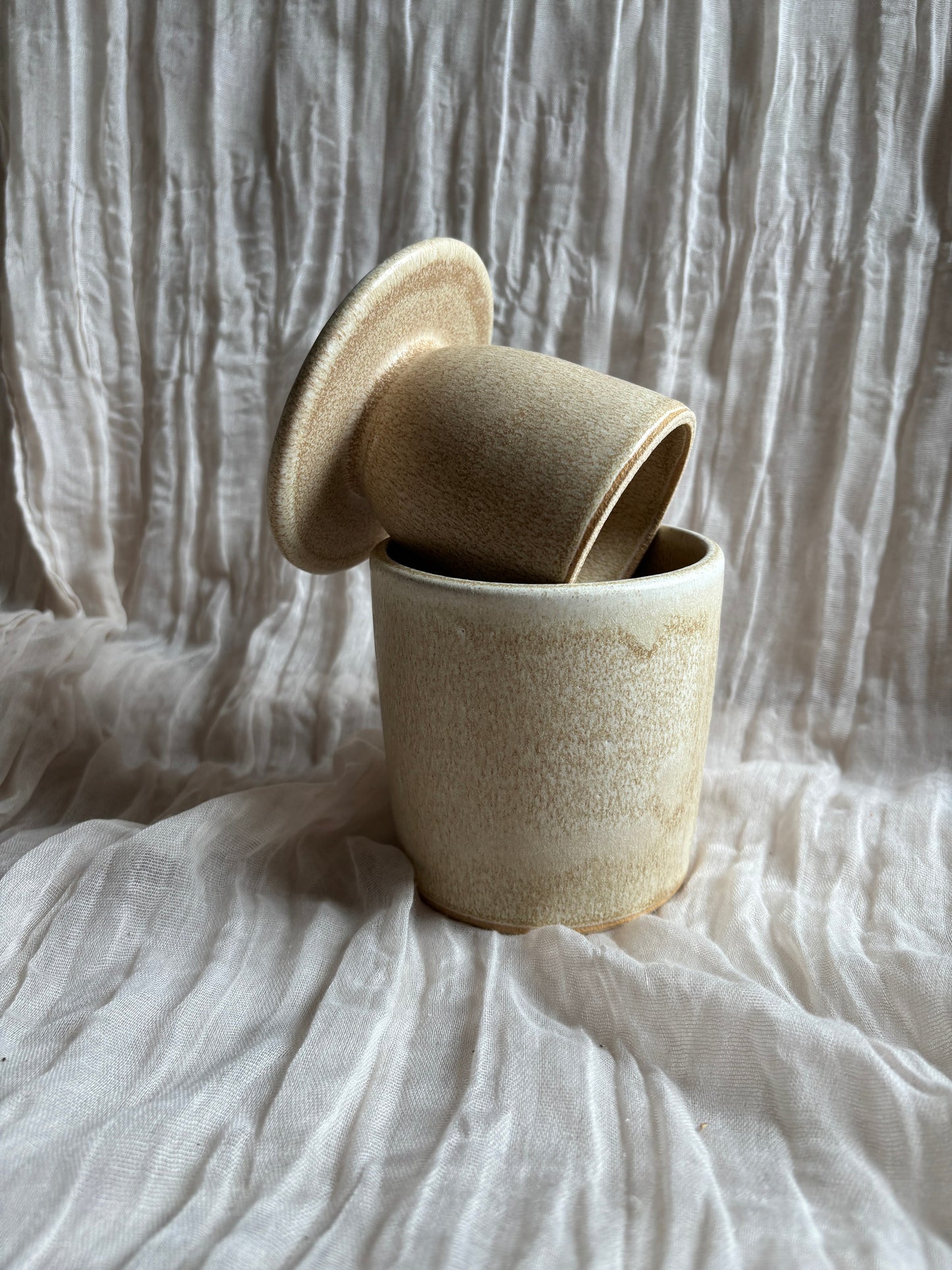 Cream Butter Crock