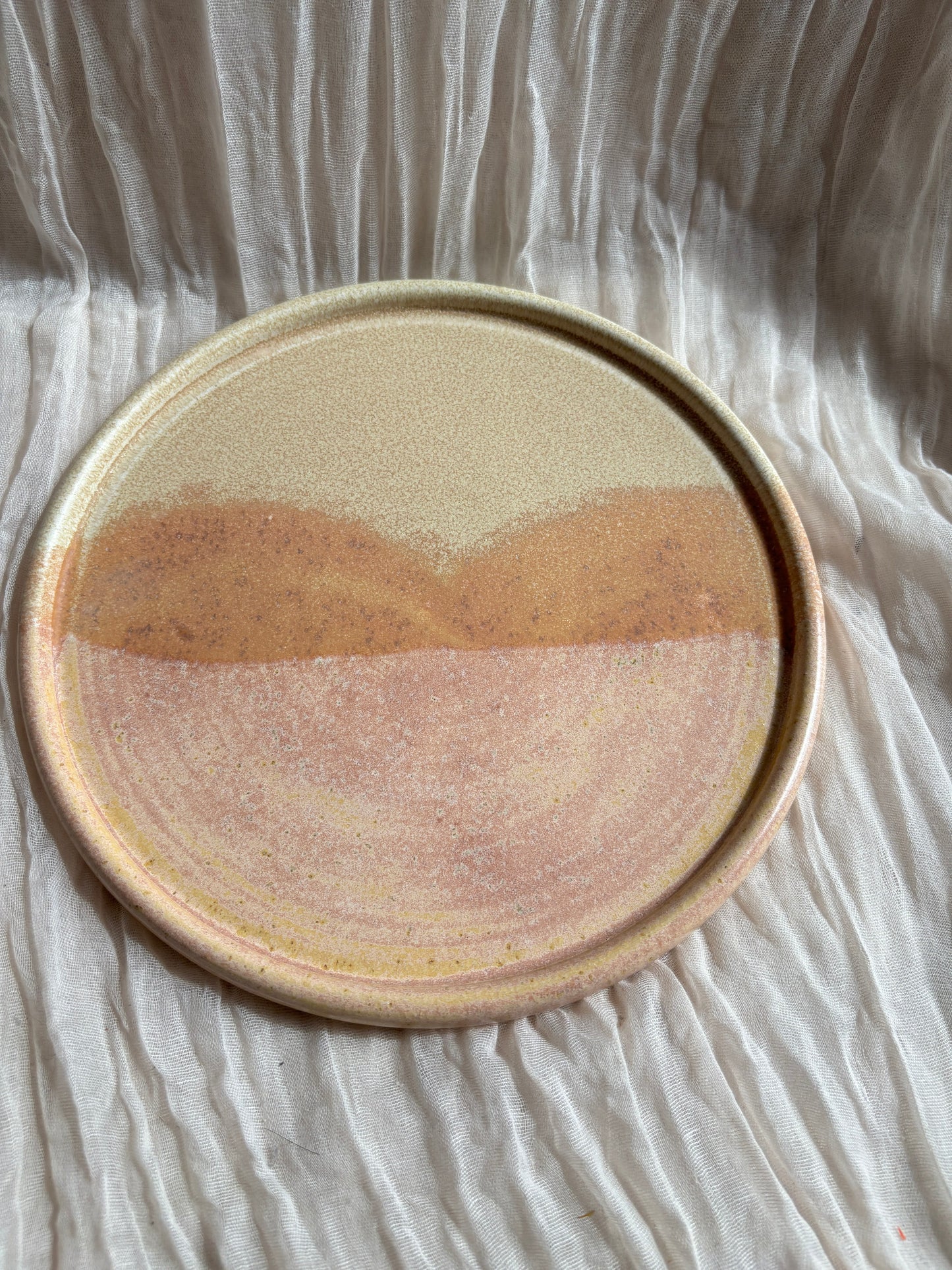 Dunes Ceramic Plate - As seen on The Great British Menu