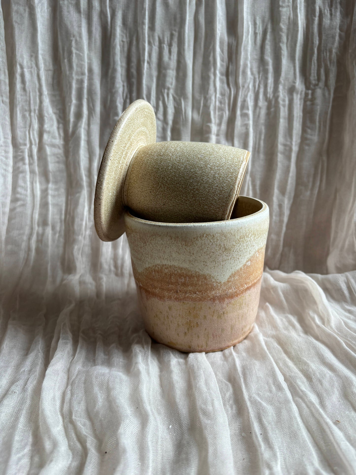 Dunes Butter Crock