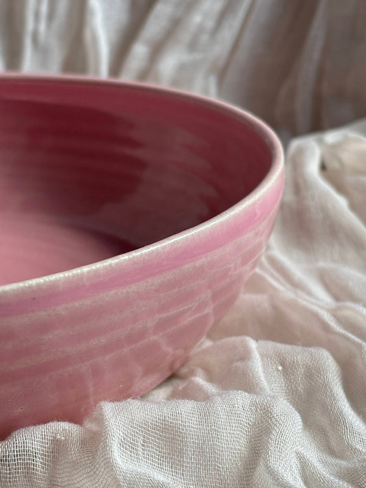 Candy Floss Pink Coupe Pasta Bowl