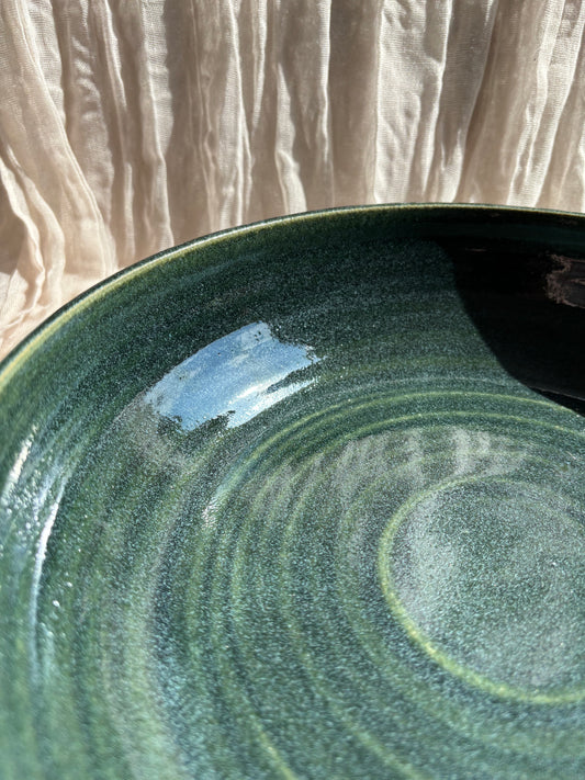 Green Large Pasta Bowl