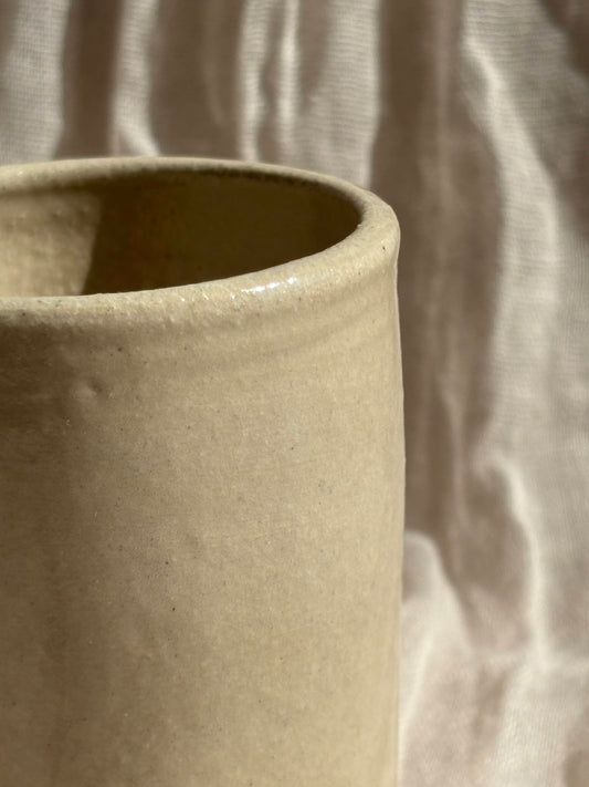 White Double Espresso Cup