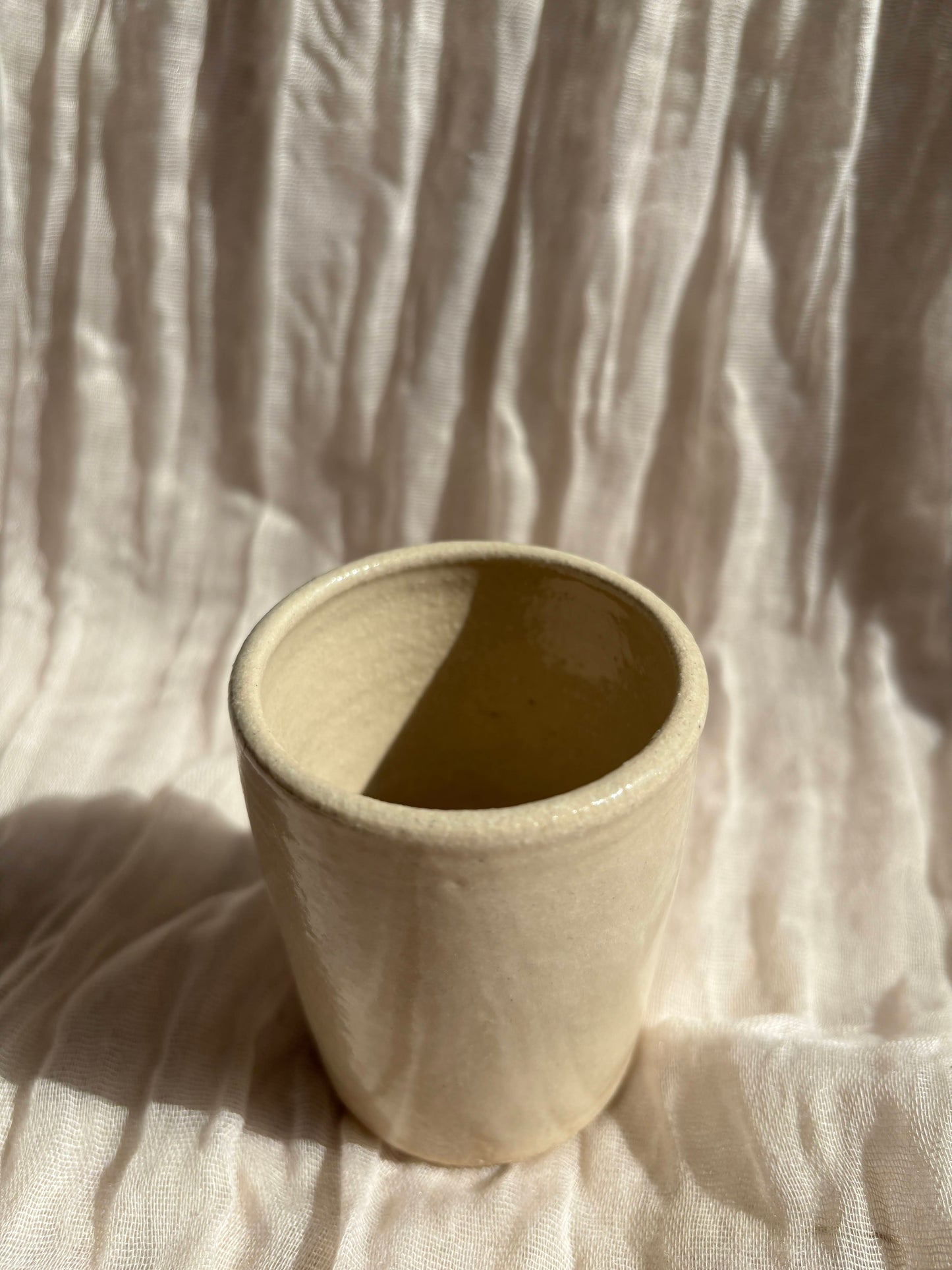 White Double Espresso Cup