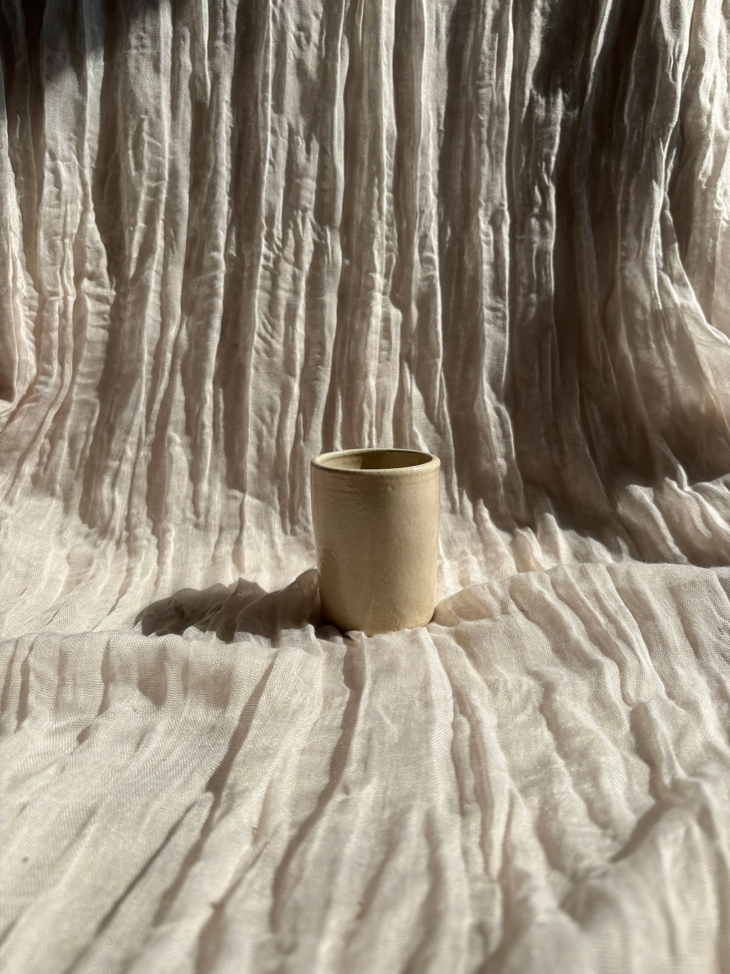 White Double Espresso Cup
