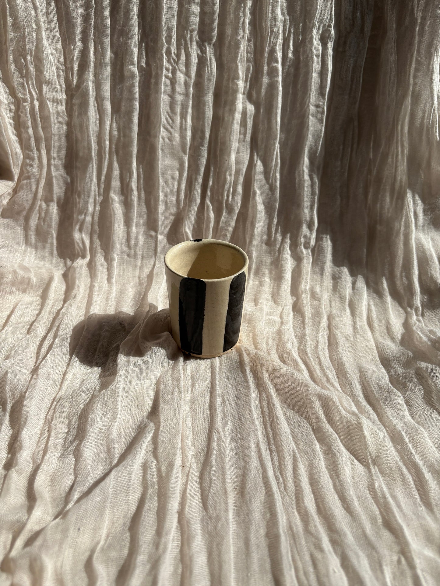 Stripe Double Espresso Cup