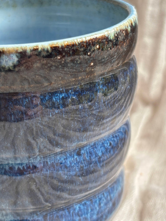 Sea Fever Bubble Ceramic Cup or Planter 350ml