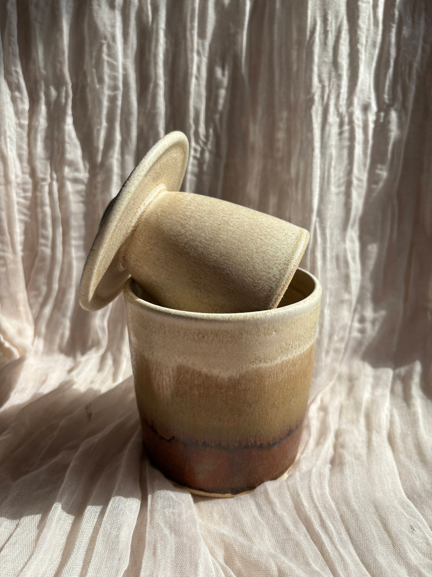 Sandstorm Butter Crock