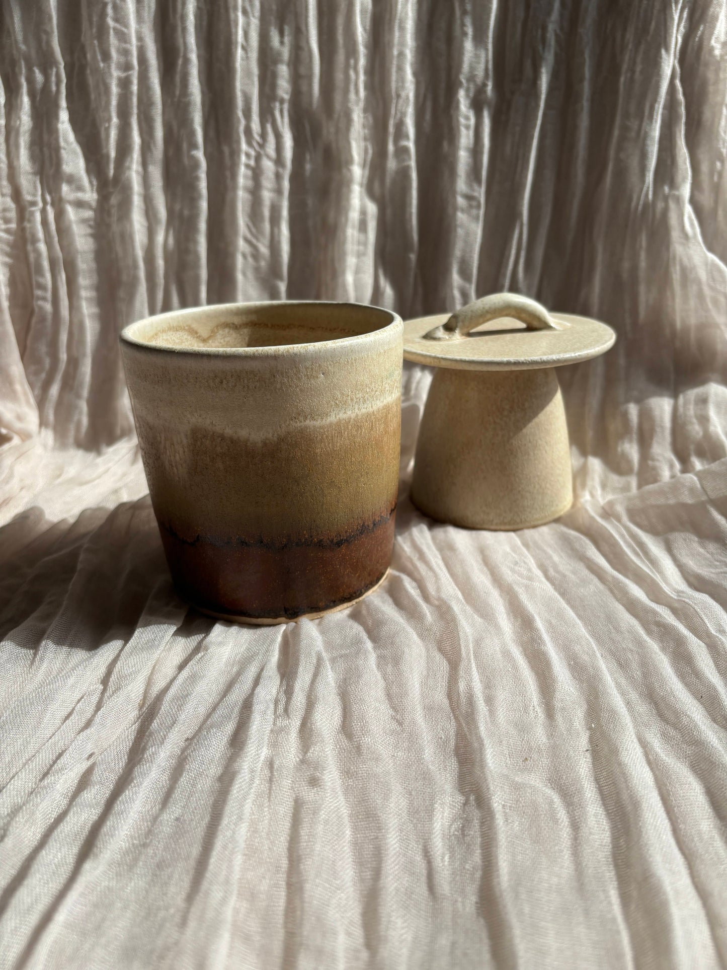 Sandstorm Butter Crock