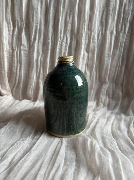Green Liquid Soap Dispenser Bottle