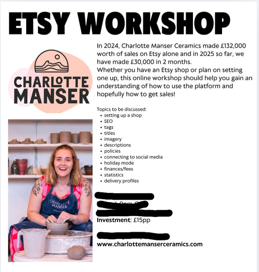 Etsy workshop -online recording