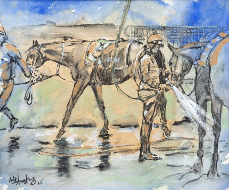 Painting with Coffee by Liz Armstrong