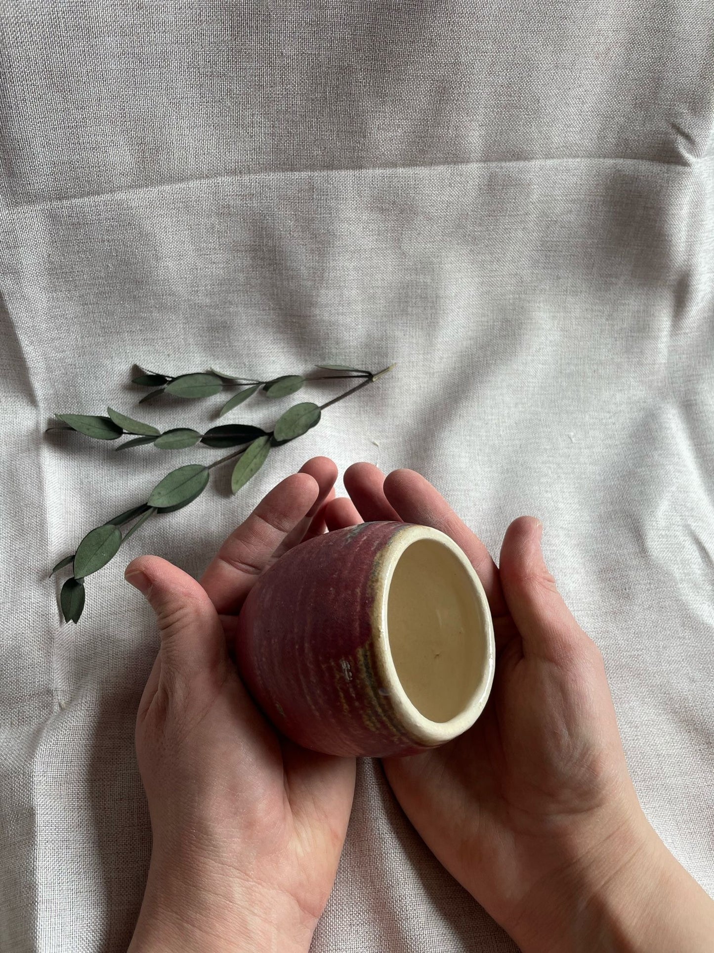 Dark Pink Mini Salt Pig