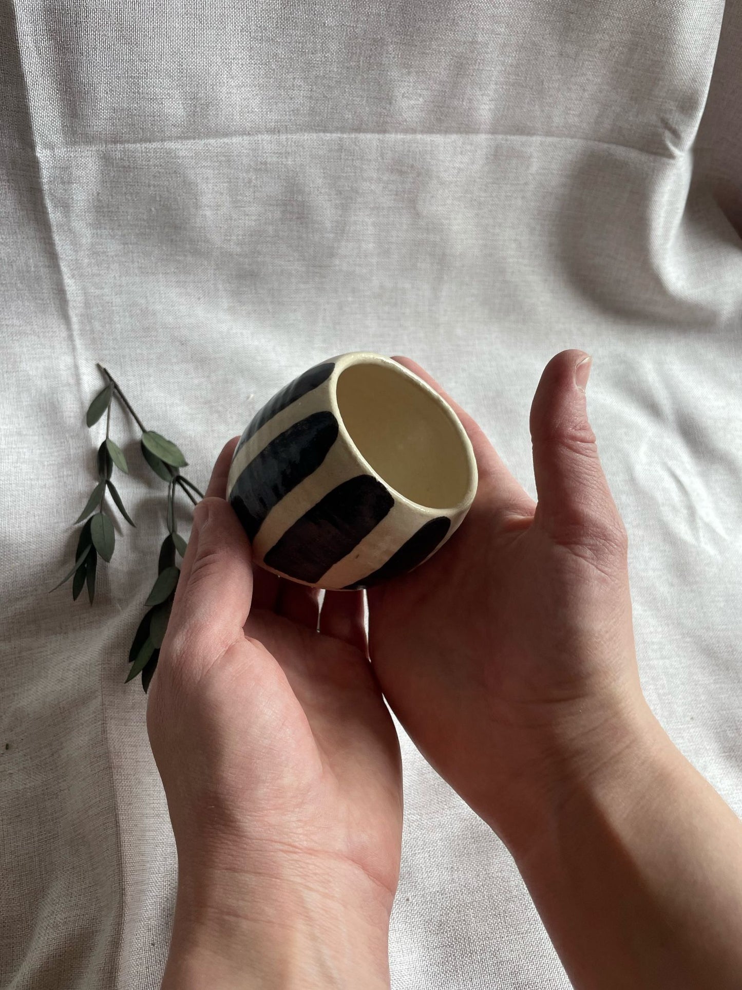 Stripe Mini Salt Pig