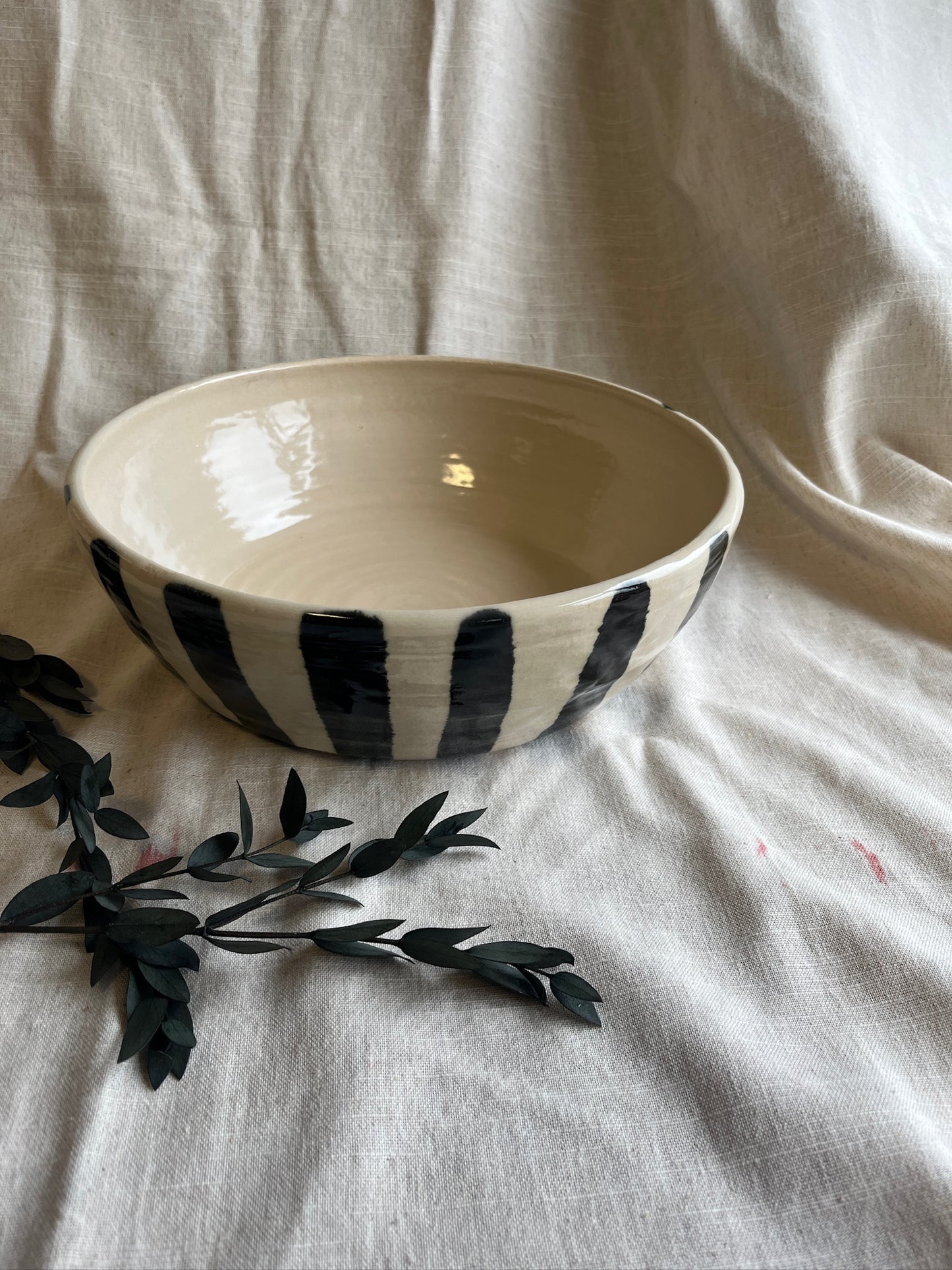 Stripe Fruit Bowl