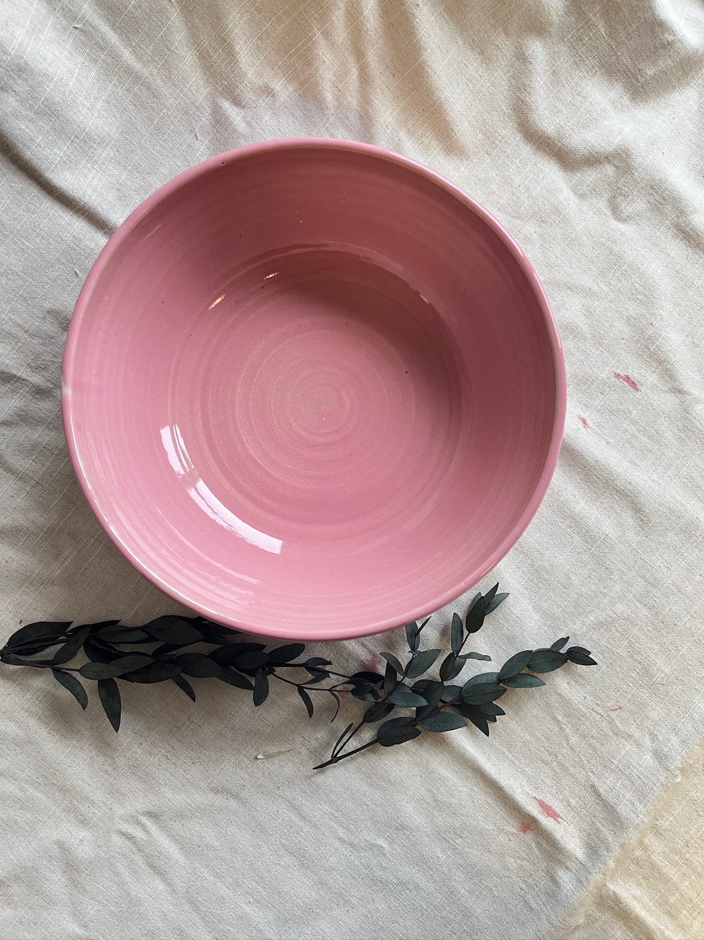 Candy Floss Pink Fruit Bowl