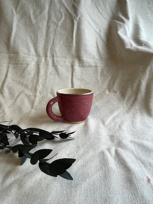 Dark Pink Mini Mug