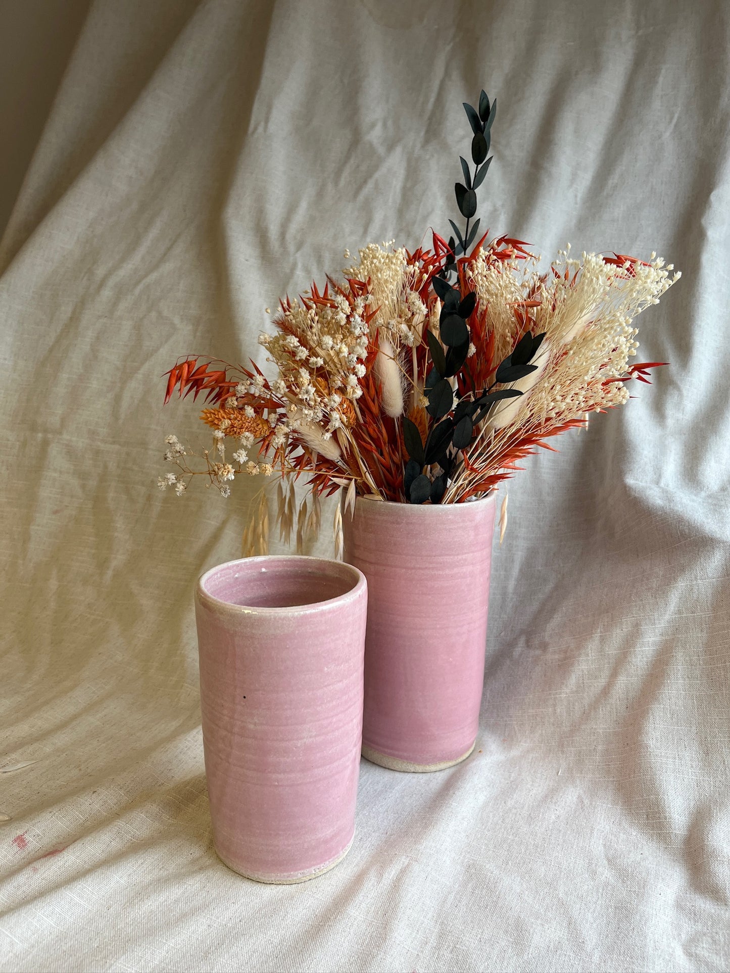 Candy Floss Pink 18cm Vase