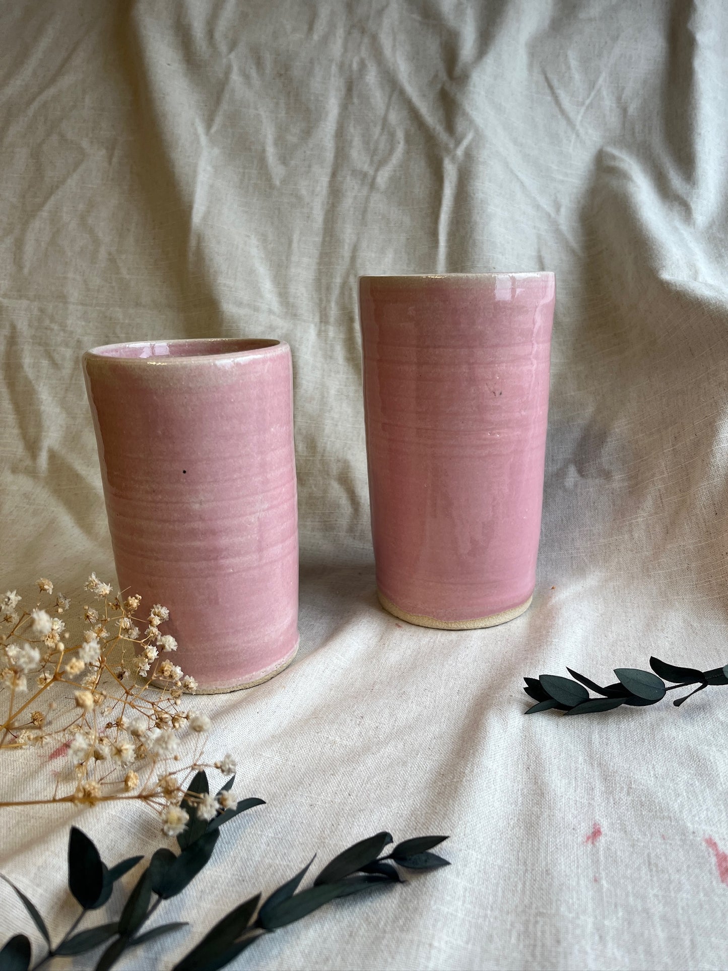 Candy Floss Pink 18cm Vase