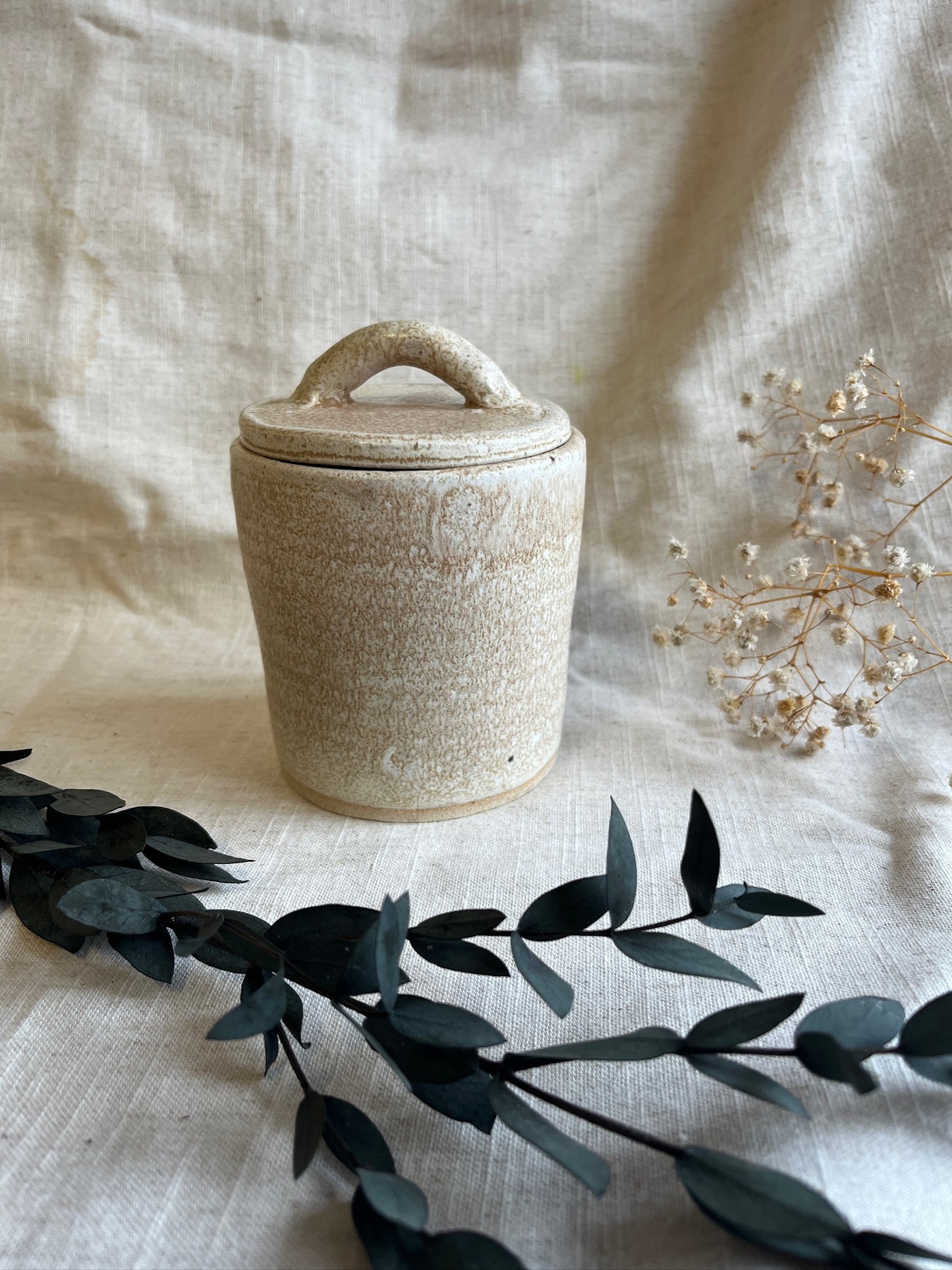Cream Butter Crock