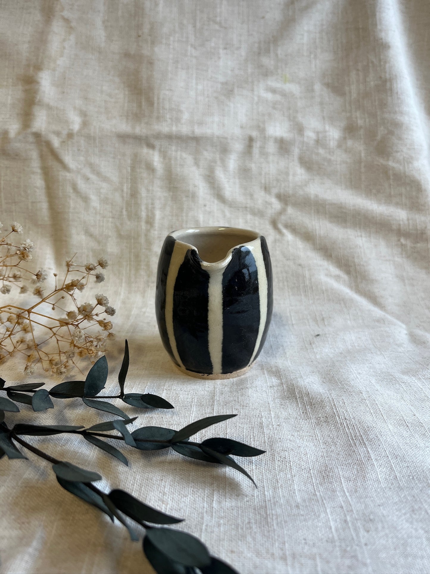 Stripe Milk Jug