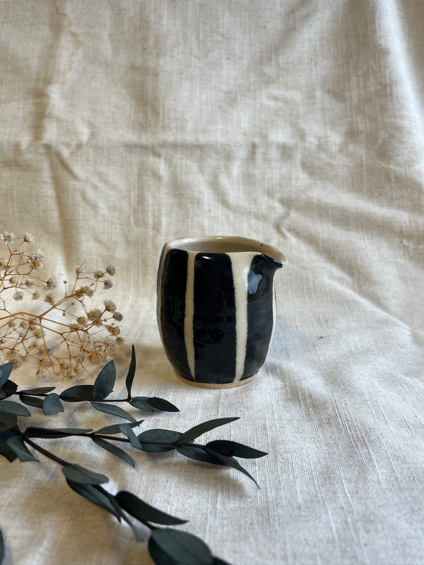 Stripe Milk Jug