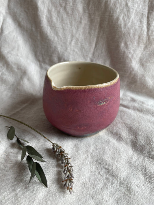 Dark Pink Matcha Bowl