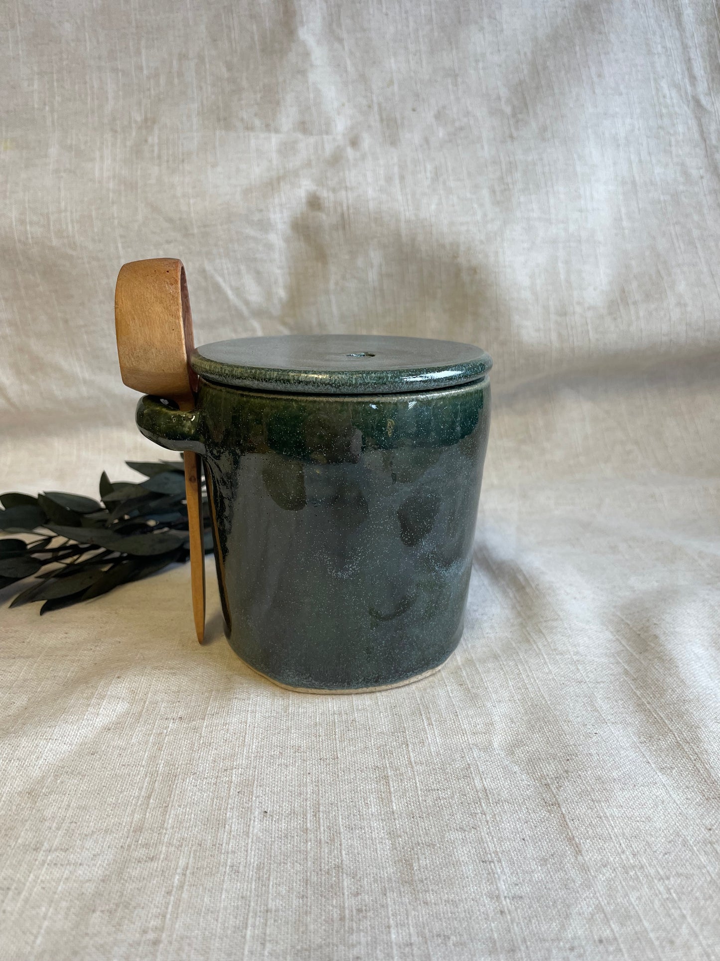 Green Canister/Coffee Pot