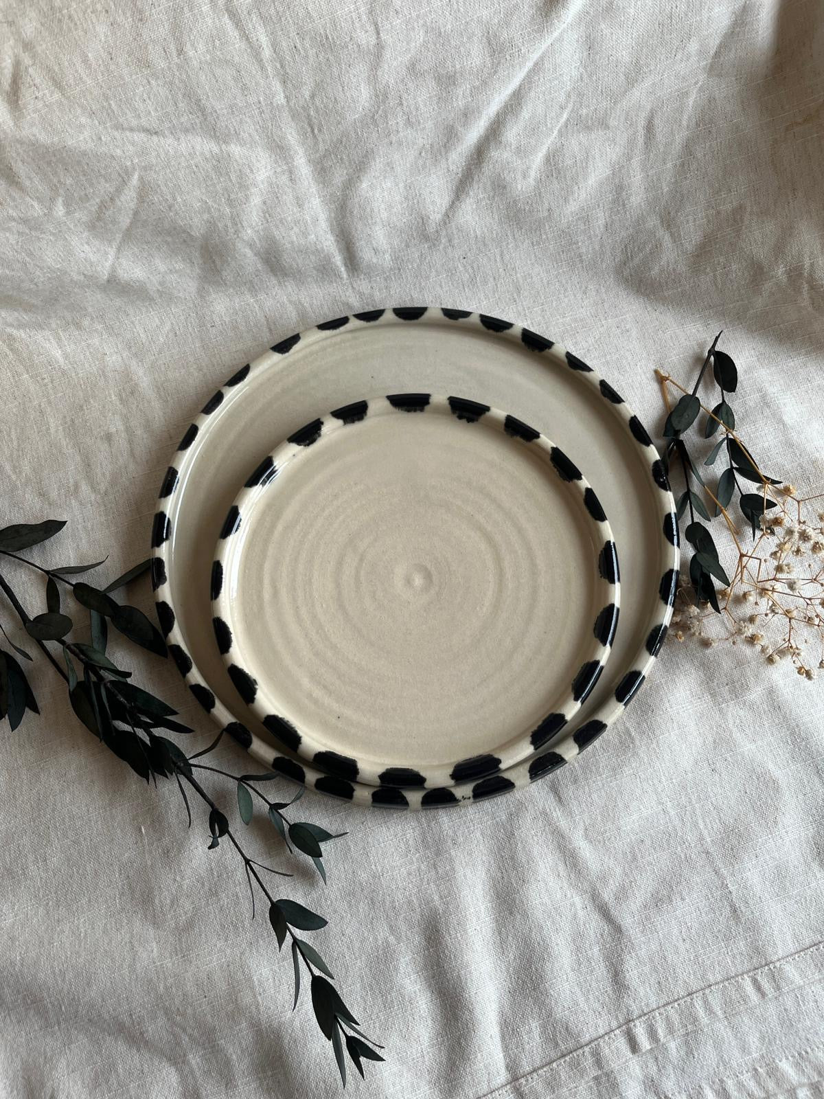 Stripe Ceramic Plate