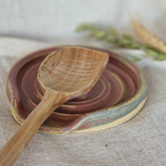 Dark Pink Spoon Rest