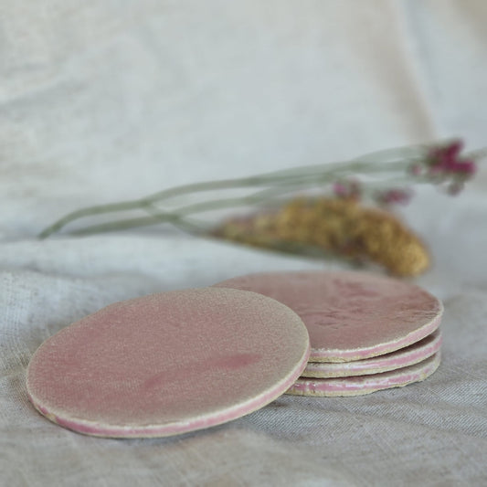 Candy Floss Pink Coaster Sets