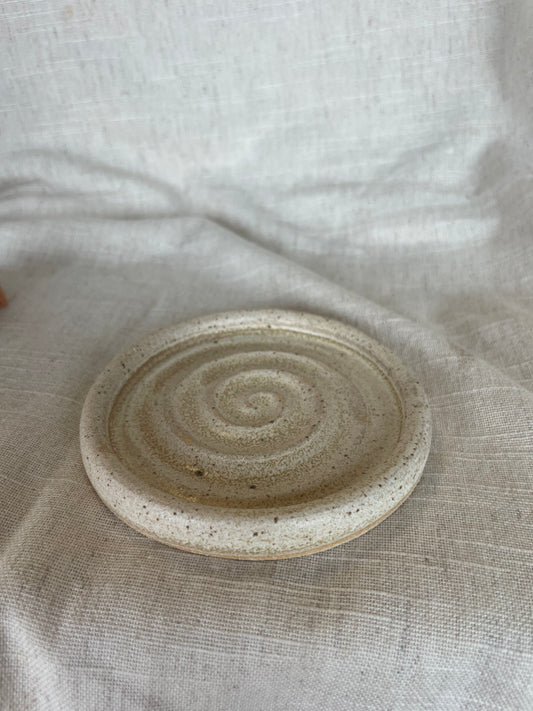 Cream Mini Soap Dish