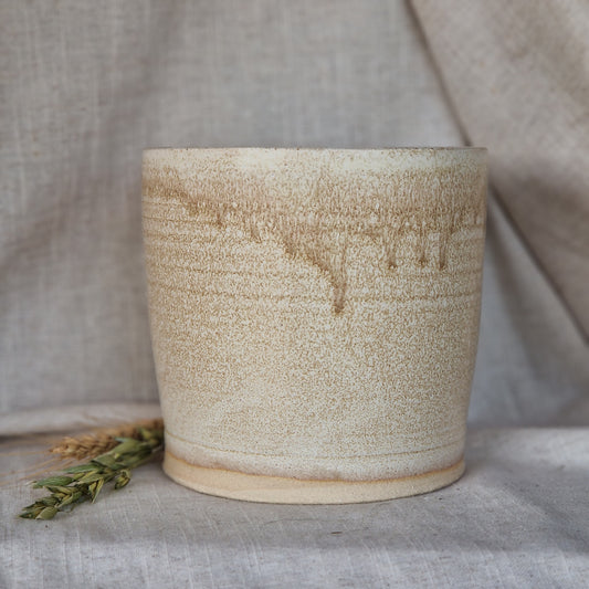 Cream 12cm planter