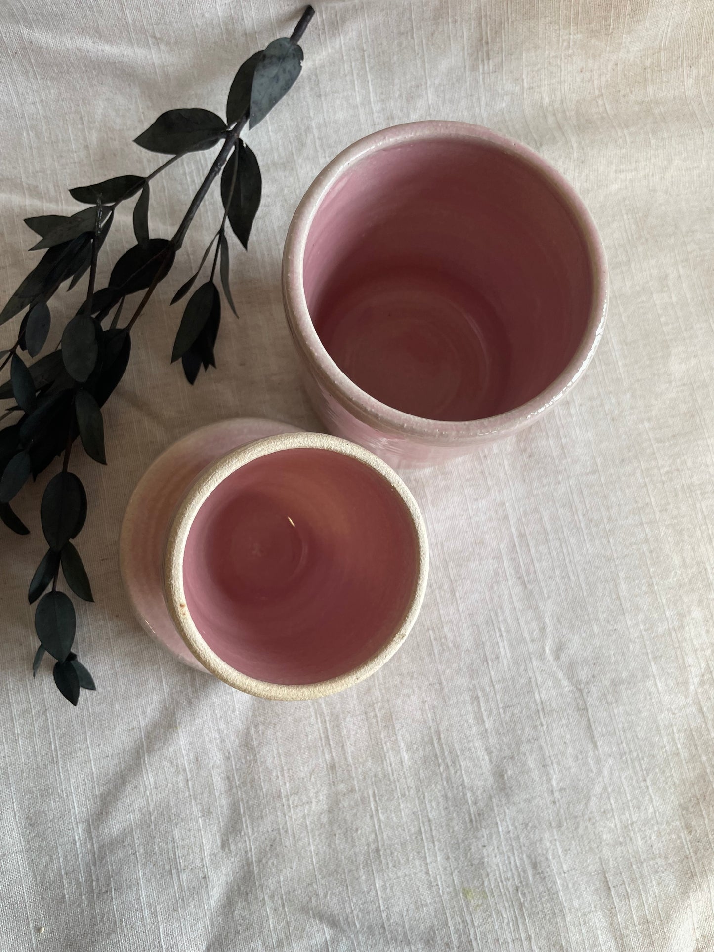 Candy Floss Pink Butter Crock
