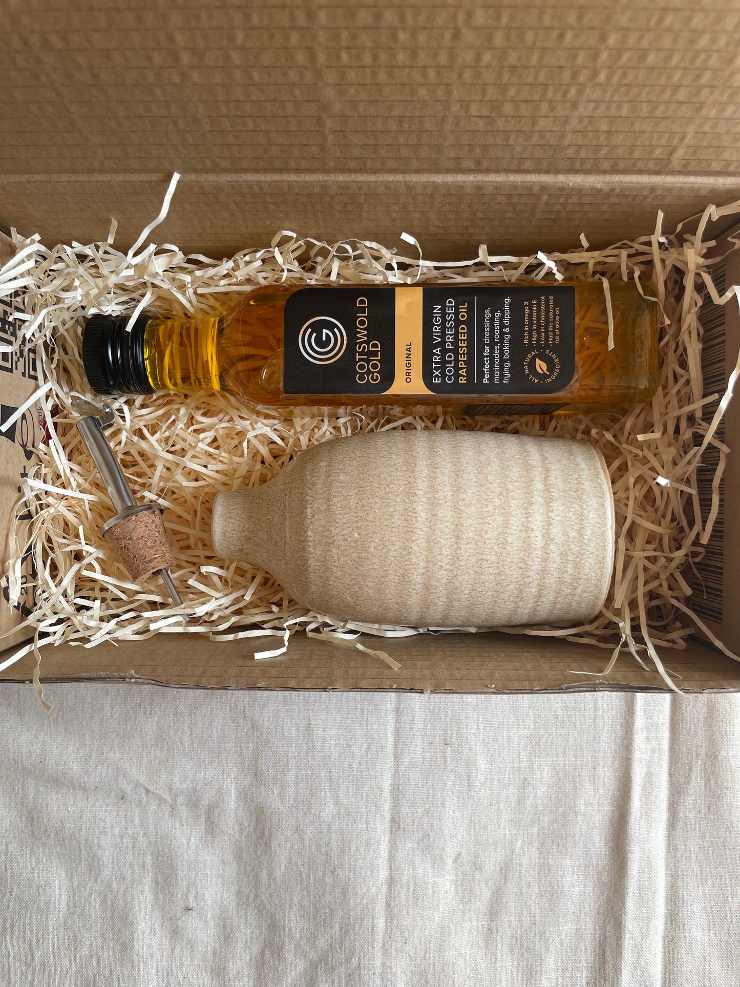 Cream Oil Bottle