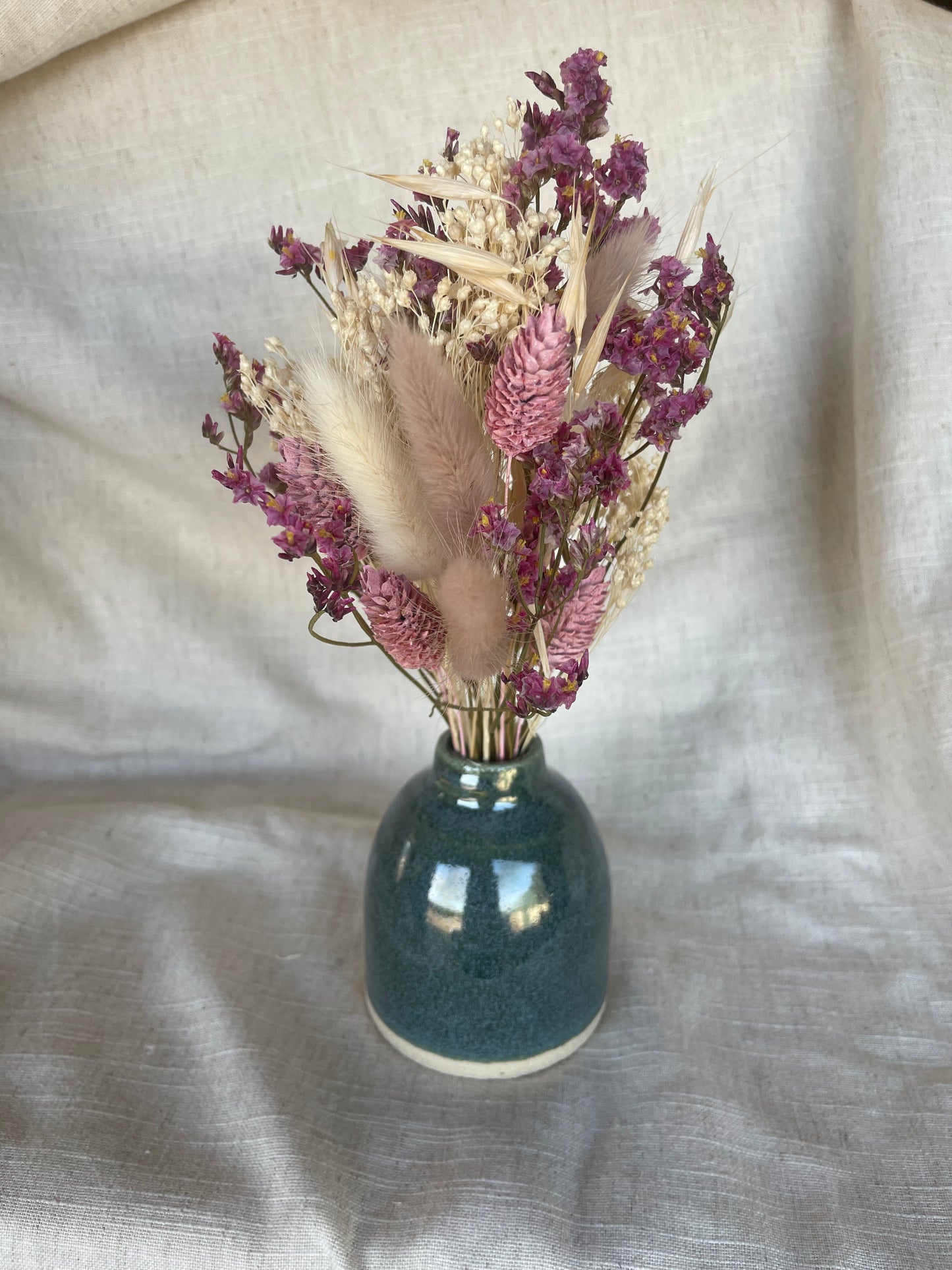 Green bud vase/Reed diffuser bottle