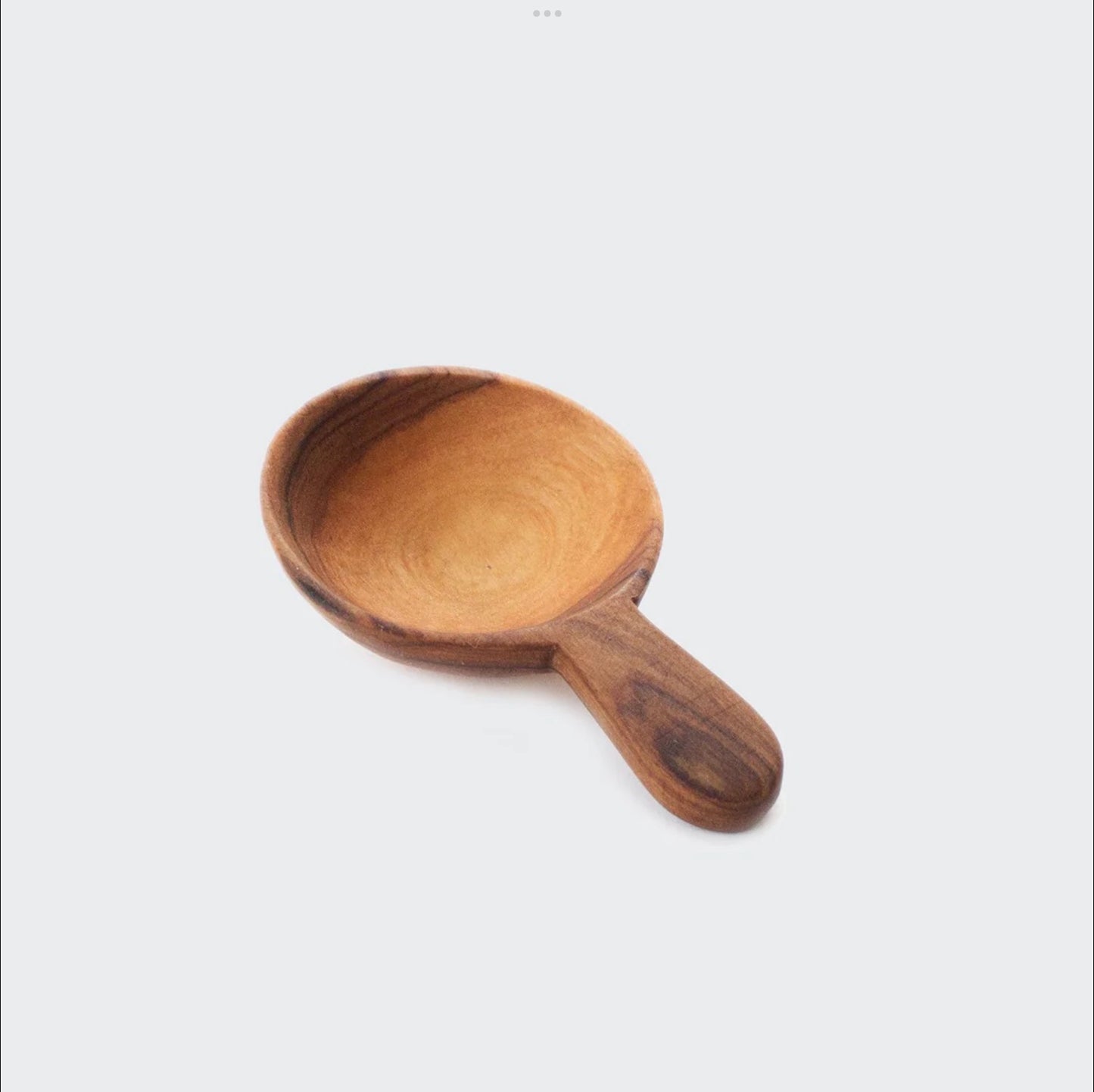 Olive wood salt/coffee spoon