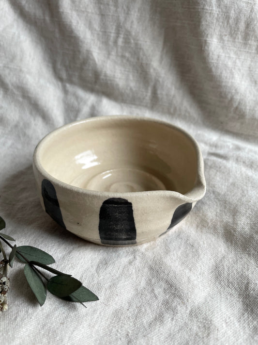 Stripe Shaving Bowl