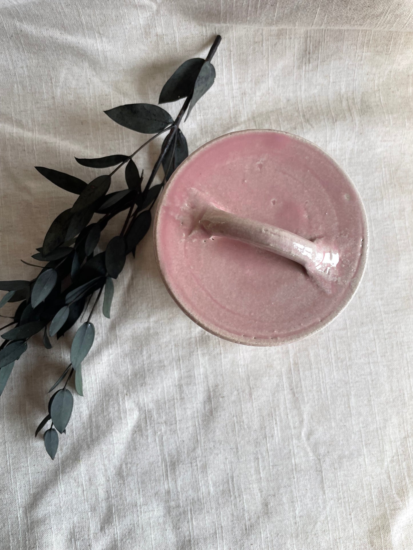 Candy Floss Pink Butter Crock